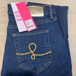 Lilly Pulitzer Eagan High Rise Super Skinny Jeans. Size 8. Bennet Wash.